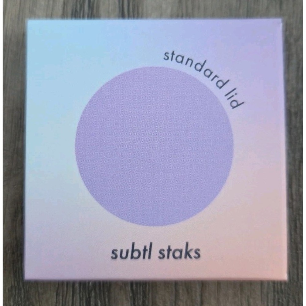 NIB Subtl Beauty Stak Standard Lid Purple